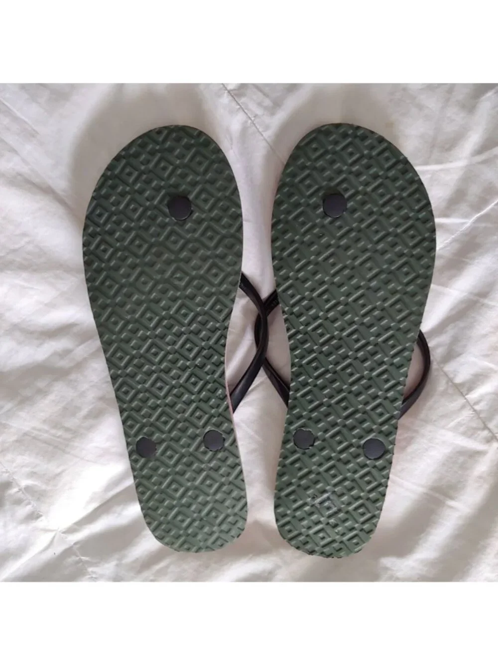 Tory Burch Floral Flip Flops Womens 10M Thong Sandal Logo